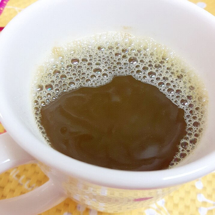 簡単ヘルシー!粉末緑茶&コーヒーのホッとドリンク♪